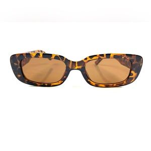 Vintage Women’s Tortoise Rectangle Sunglasses